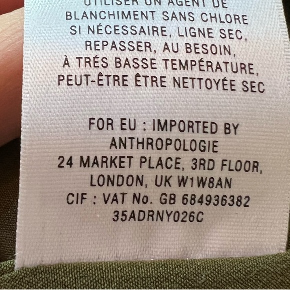 ⭐️ Esme & Esyllte Olive Ribbon Peasant Boho Bohemian Dress SMALL - Picture 13 of 14